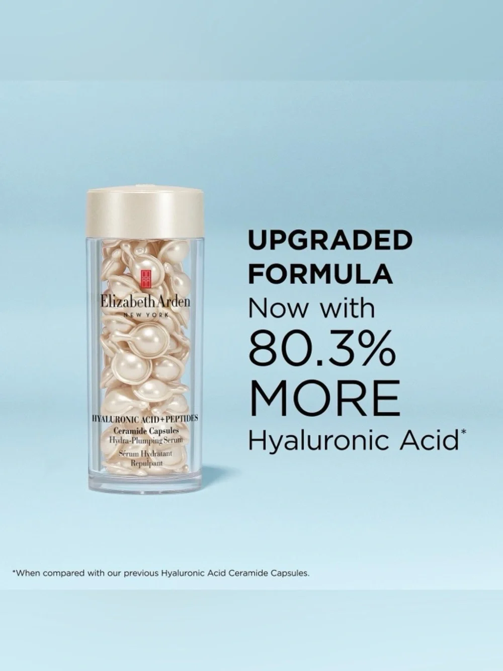 Elizabeth Arden Hyaluronic Acid Ceramide Capsules 60 Ct Hydra Plumping Serum